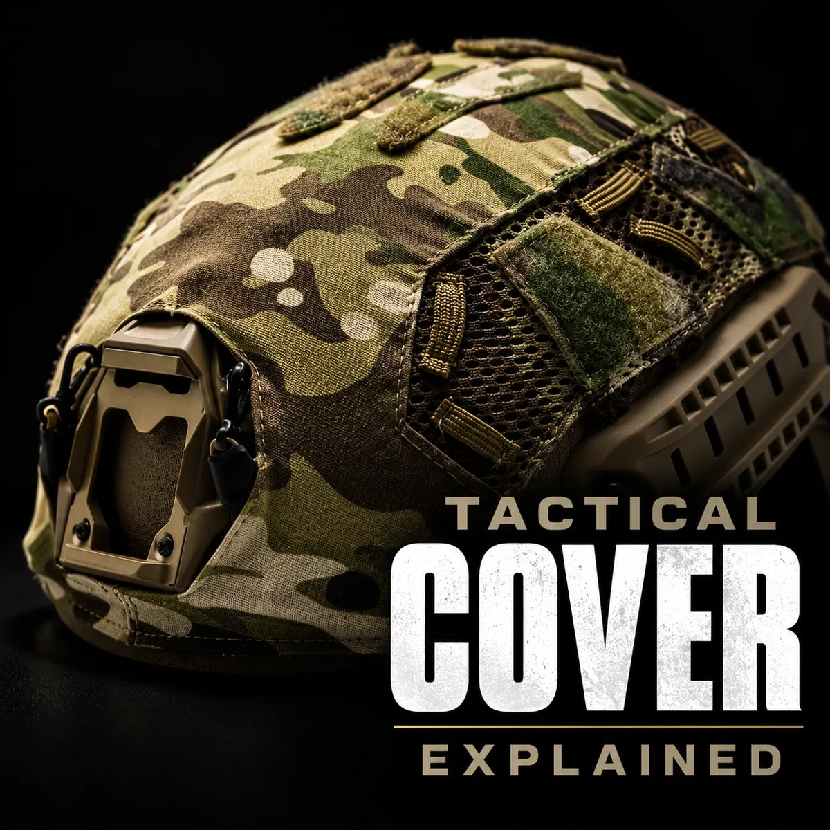 Tactical helmet covers, explained.