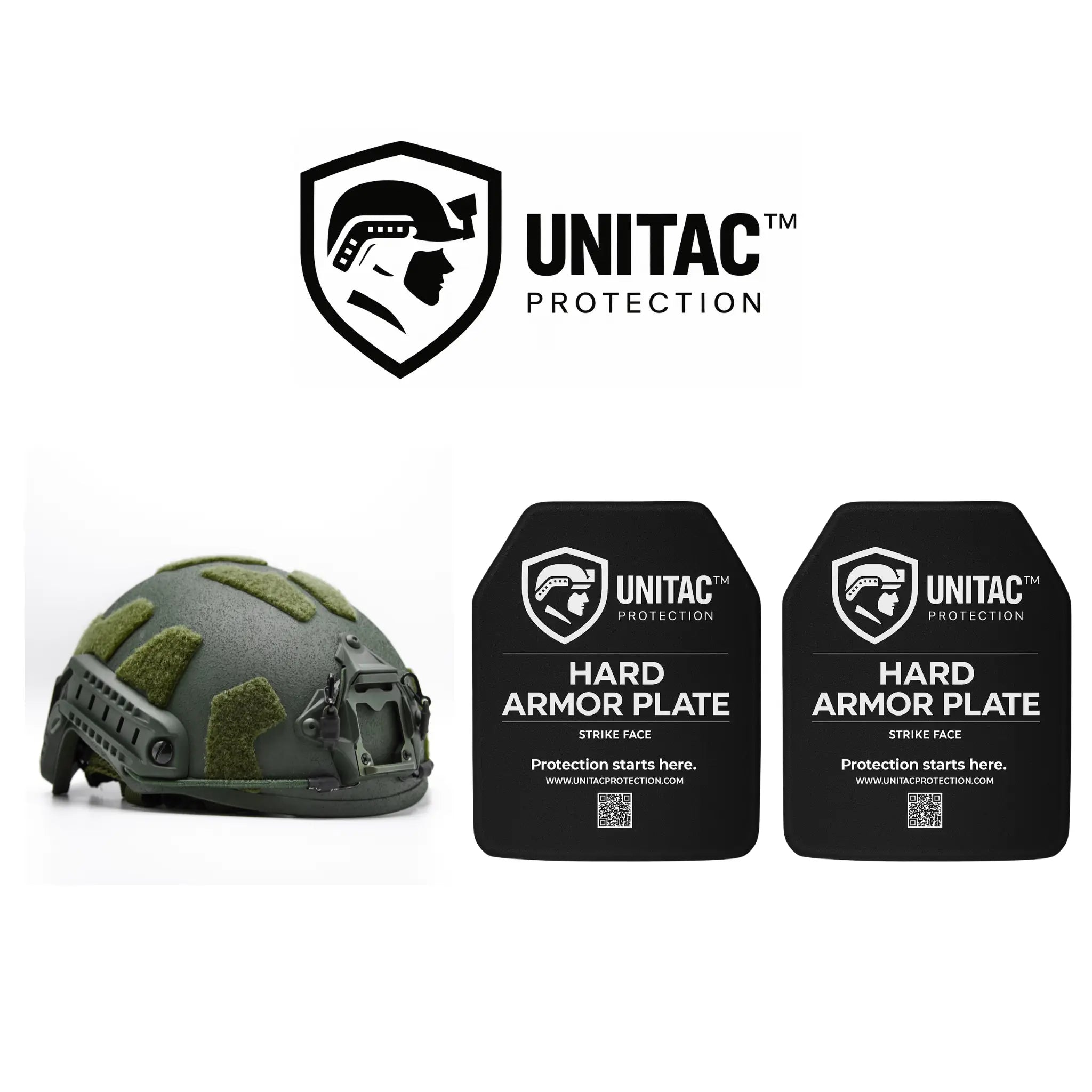 UNITAC™ NV-2 BALLISTISCHER HELM + 2x UNITAC™ SCHUTZPLATTE