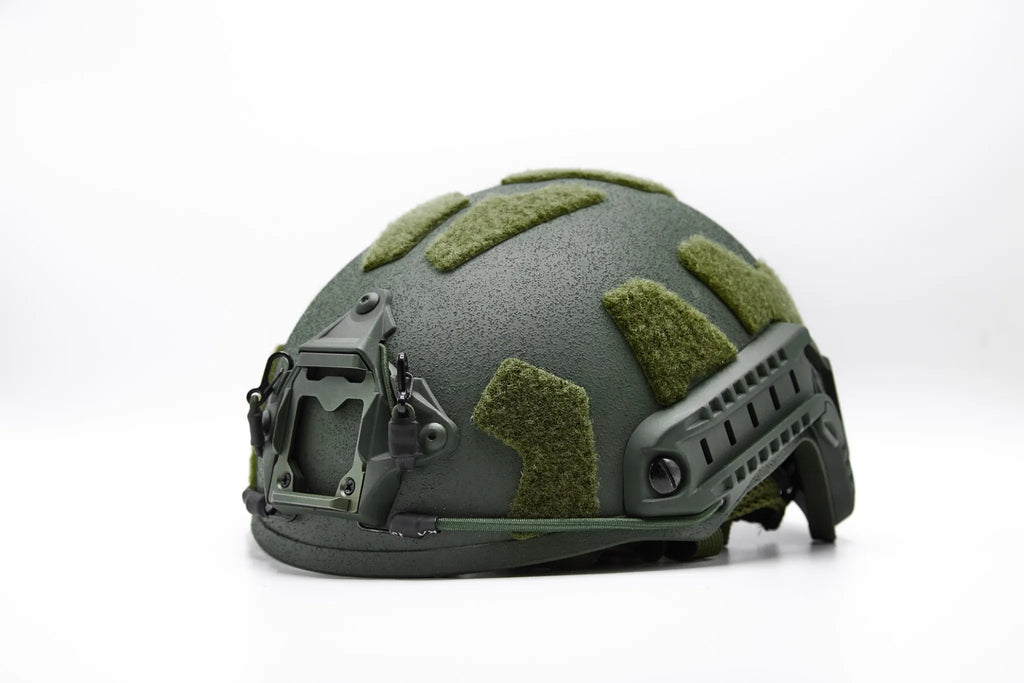 UNITAC NV-2 tactical helmet side view high-cut