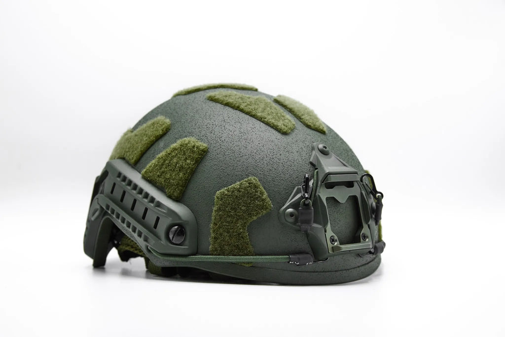 UNITAC NV-2 tactical helmet side view high-cut