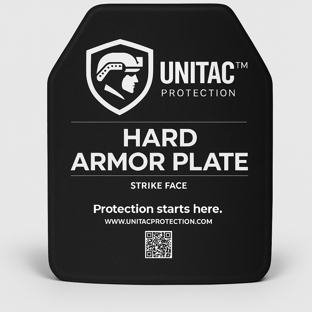 Unitac NV III Schutzplatte – Seitenprofil mit sichtbarer Plattendicke