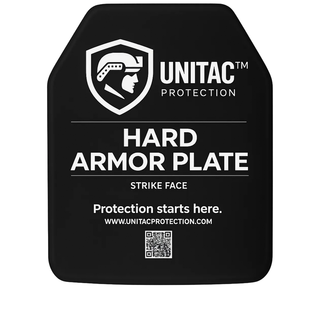 Hard armor plate NIJ III – front view